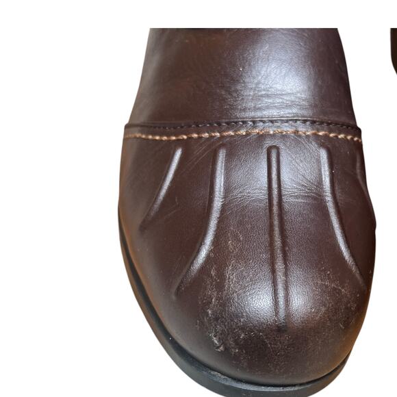 ARIAT Scout Paddock Women 9.5 English Riding Boot Brown Leather Ankle *READ* - Picture 10 of 15